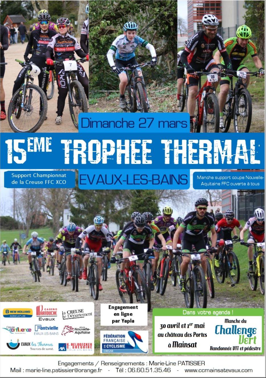 15ème Trophée Thermal VTT Evaux les Bains
