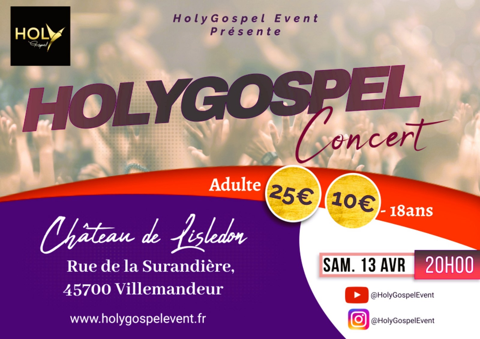 Logo HOLY GOSPEL EVENT