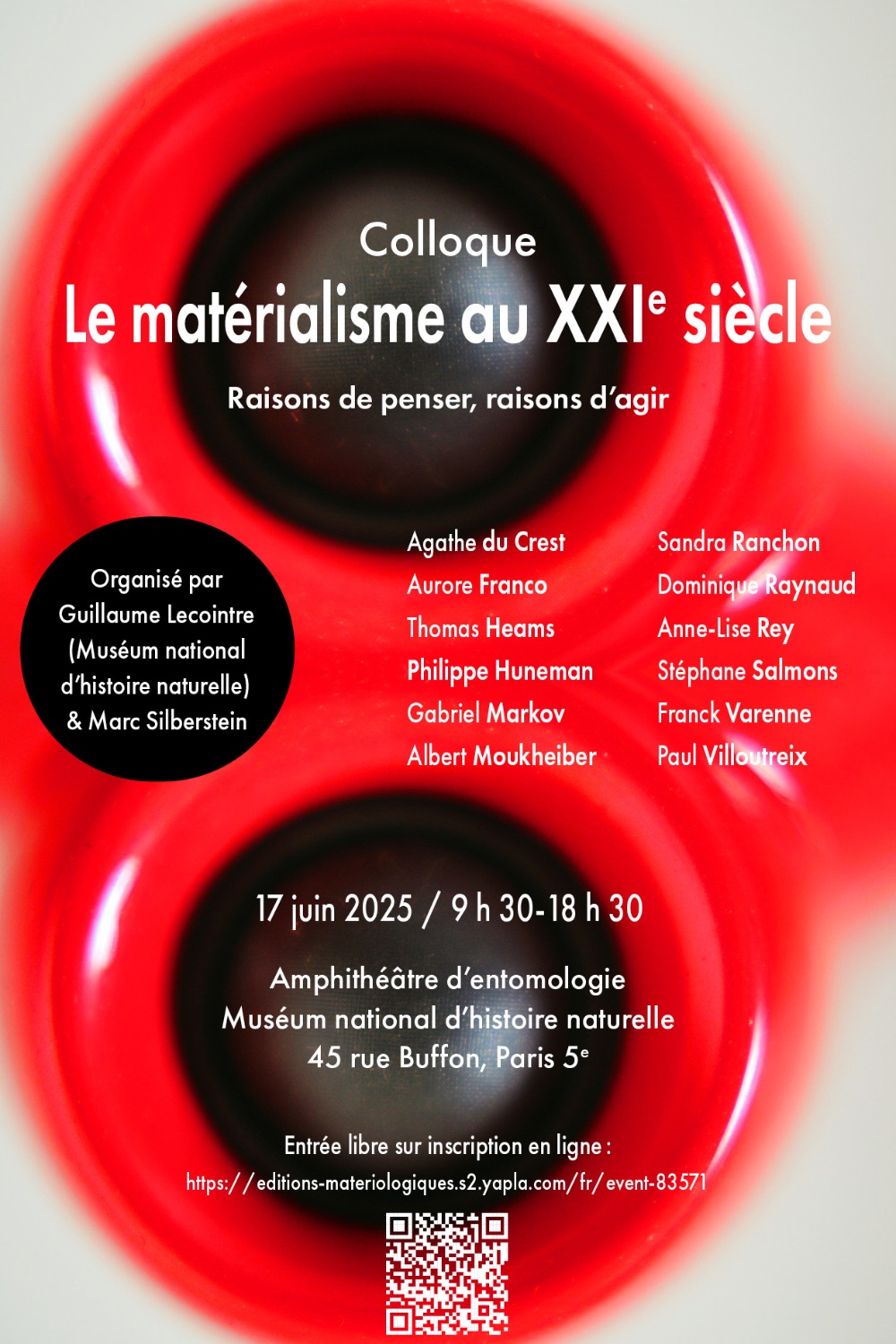 Colloque Le matérialisme au XXIe siècle. Raisons de penser, raisons d’agir