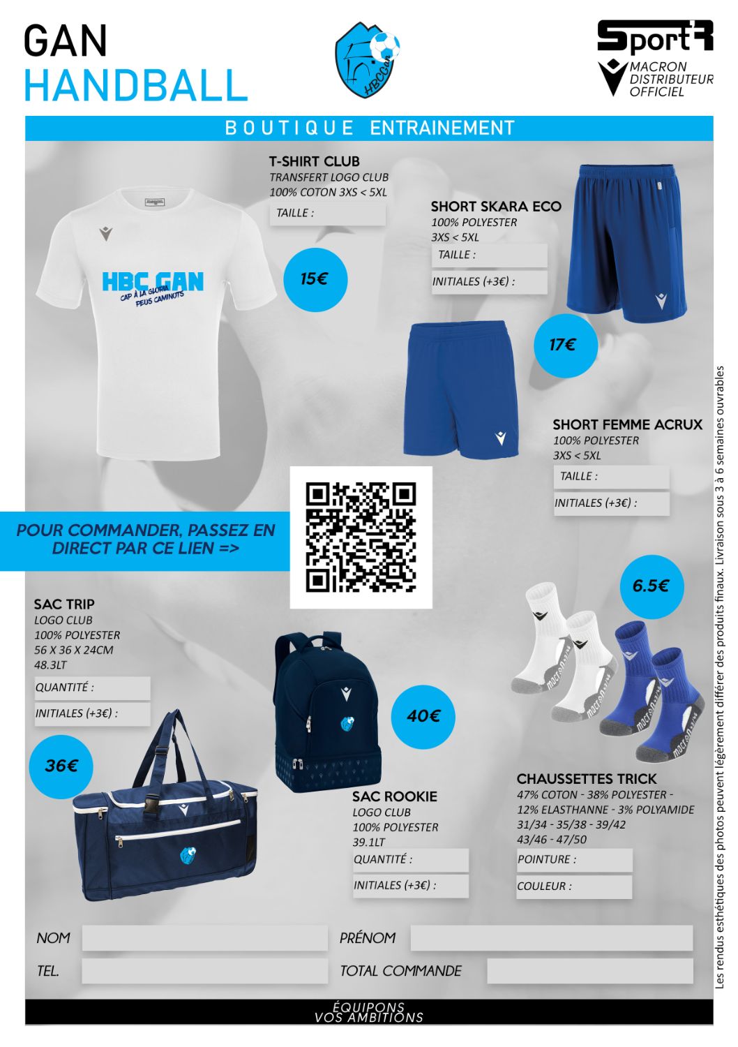 1-Boutique Entrainement HBCGan