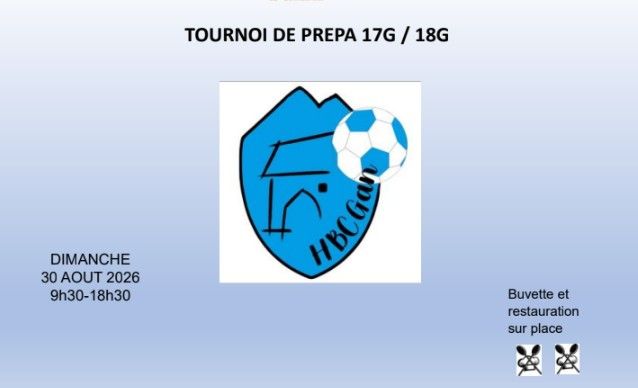 Tournoi de pré-rentrée U17/U18 Garçons