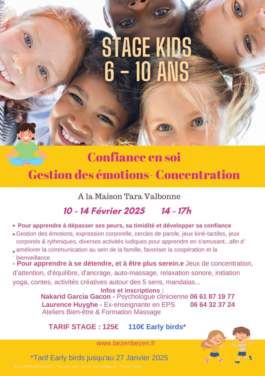 Stage Kids Fevrier 2025