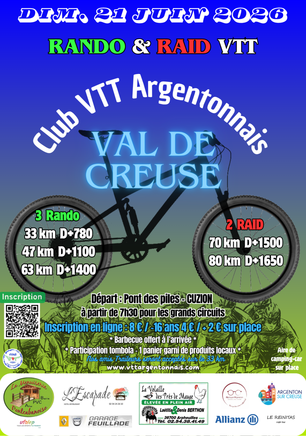 2026 Le Val de Creuse - Randonnée VTT