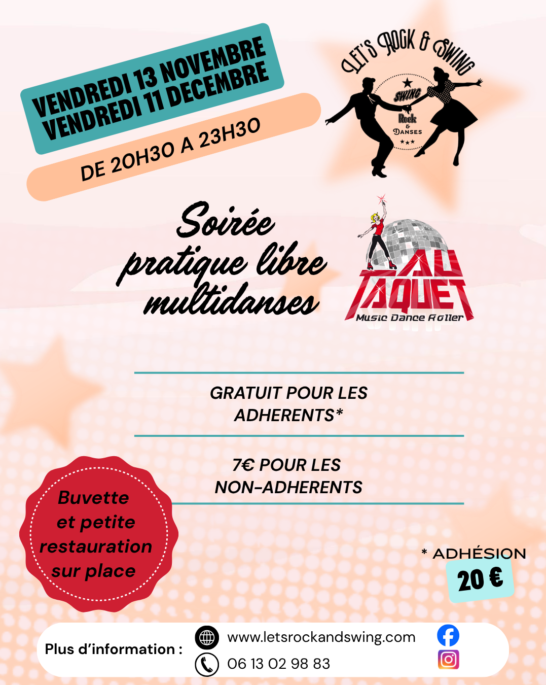 Soirée Pratique libre 13 nov