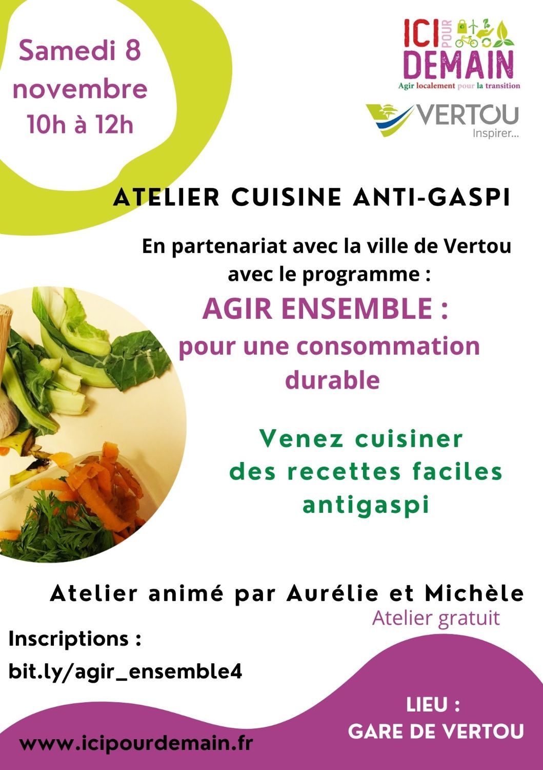 Atelier Cuisine :  Recettes 