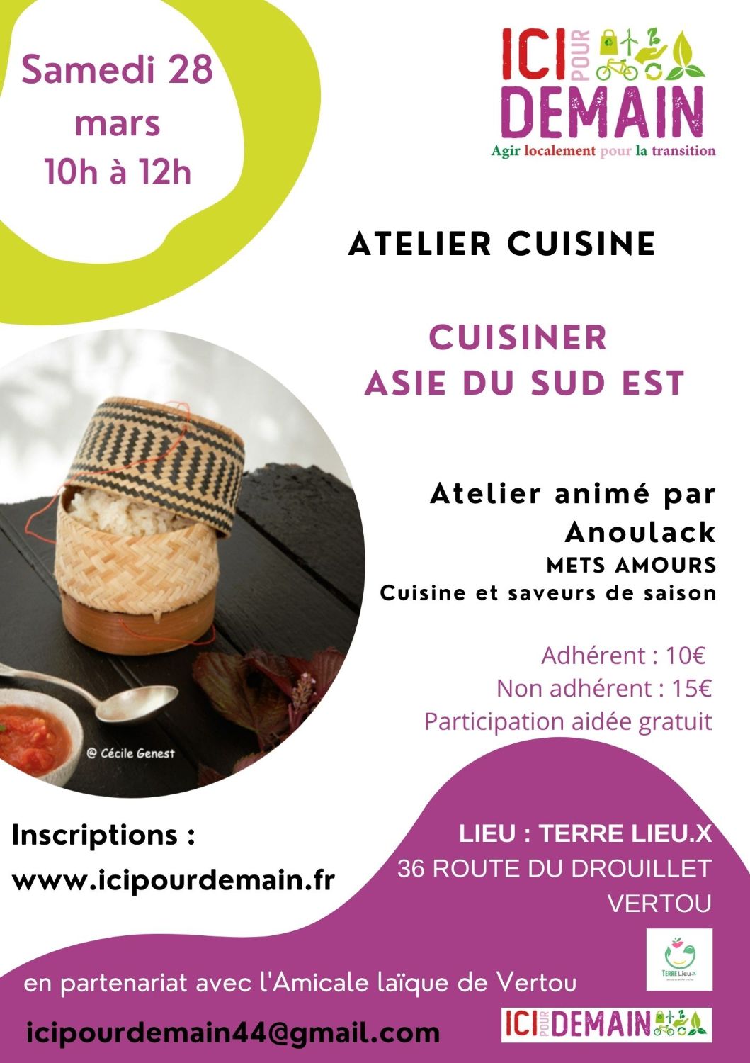 Atelier Cuisine : cuisiner asiatique