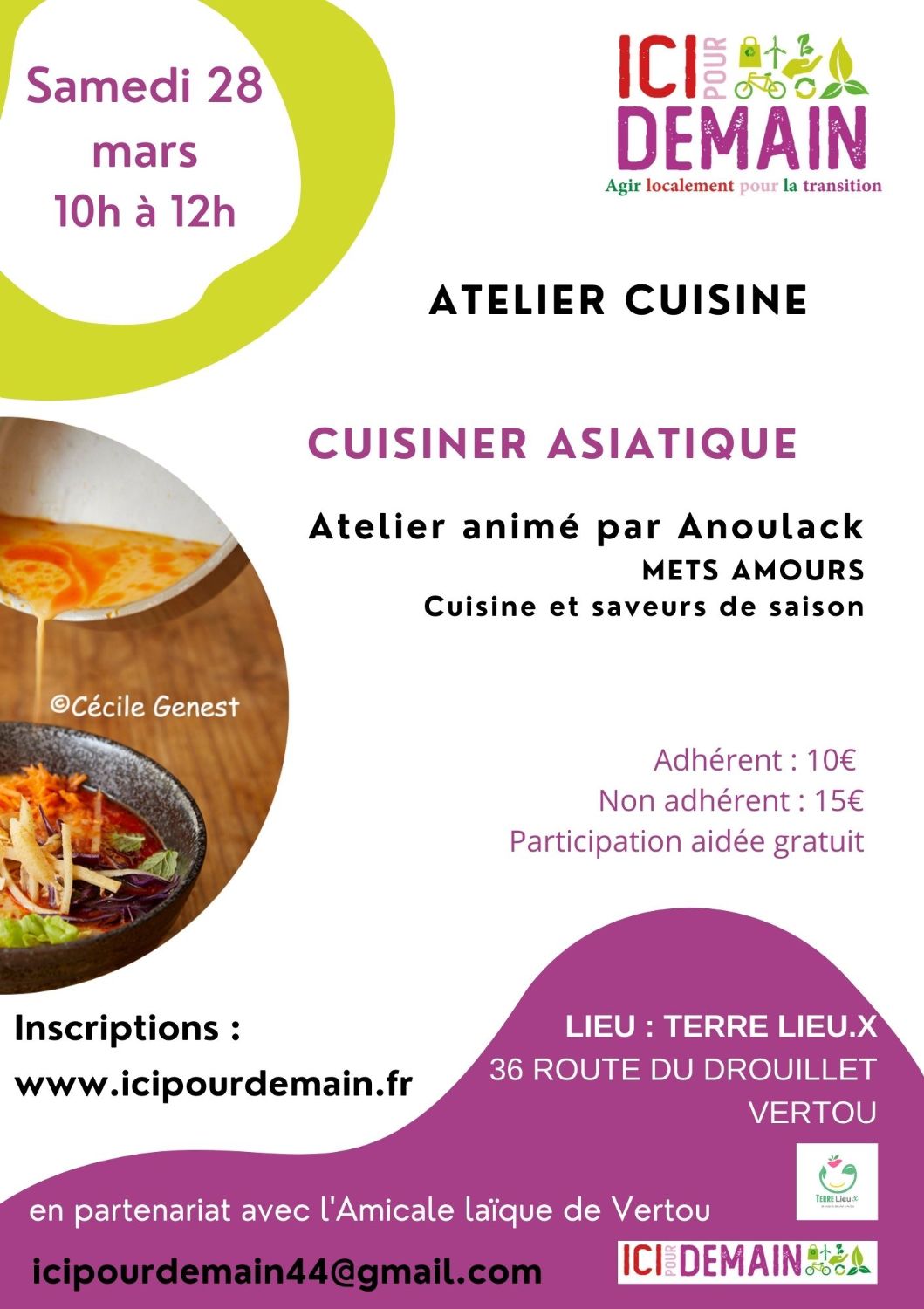 Atelier Cuisine : cuisiner asiatique