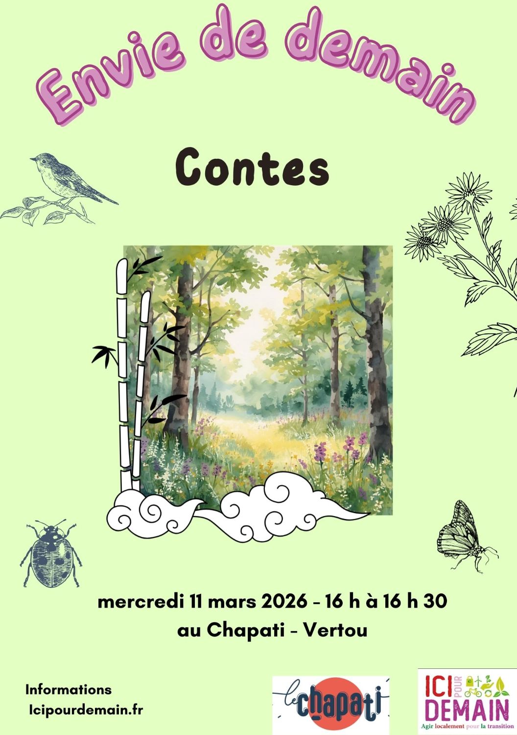 Atelier enfant au Chapati - conte