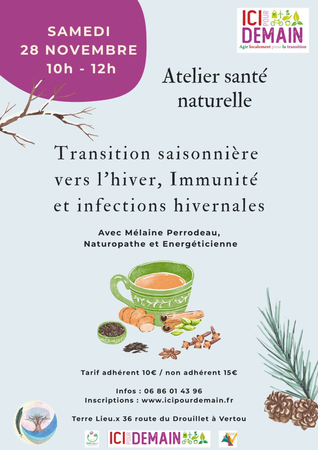 Atelier transition saisonnière vers l'hiver - immunité et infections hivernales
