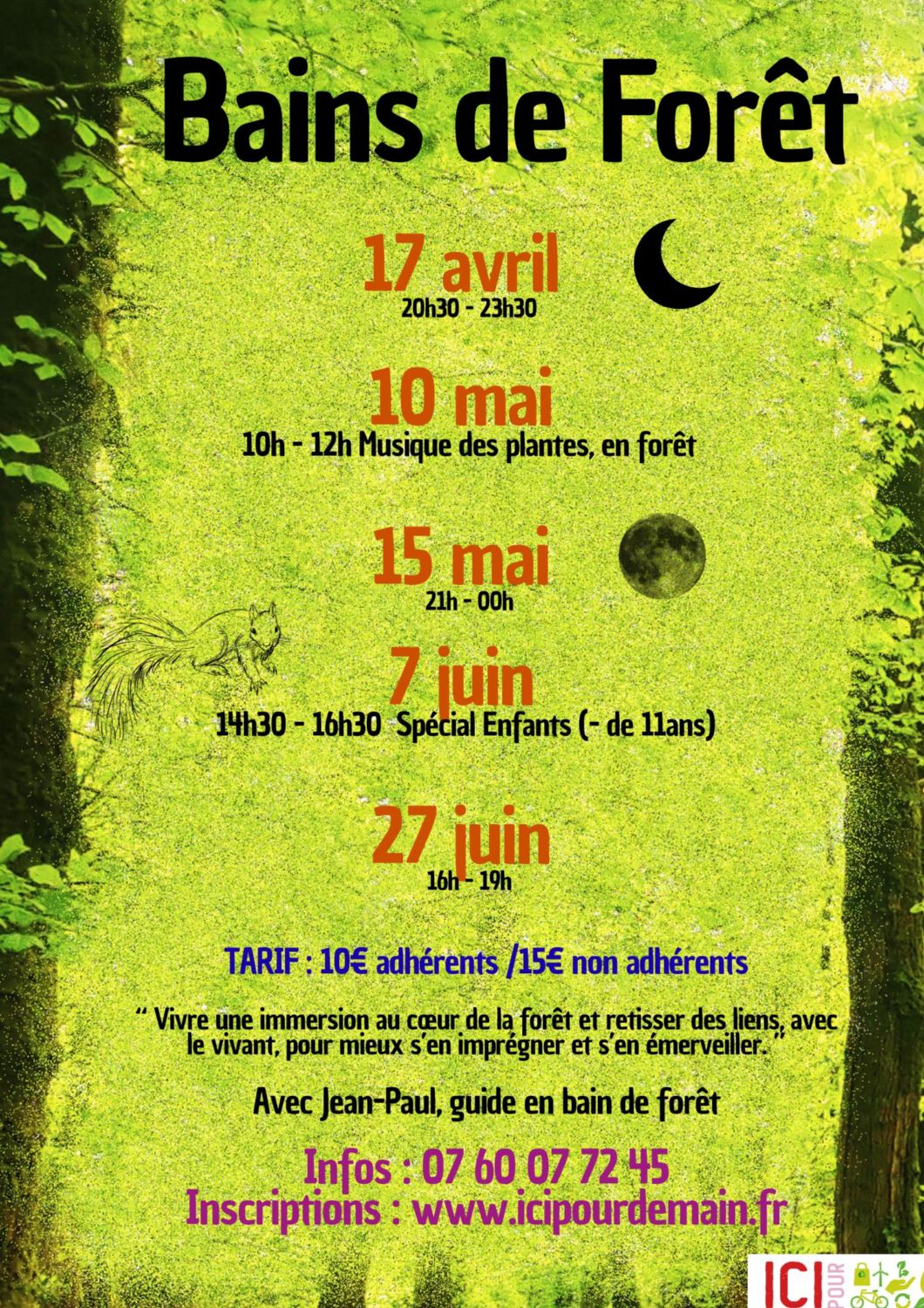 Atelier découverte de la musique des plantes en forêt