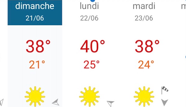 Canicule, on en parle?