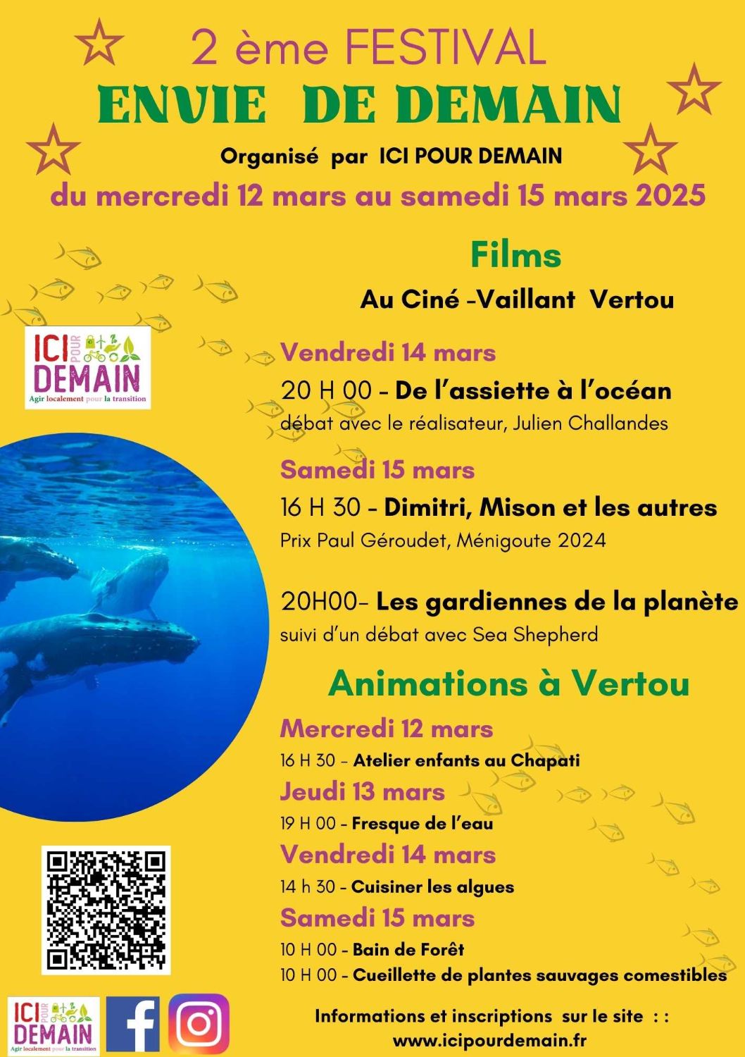 - 2e Festival de films et d'animations « ENVIE DE DEMAIN »