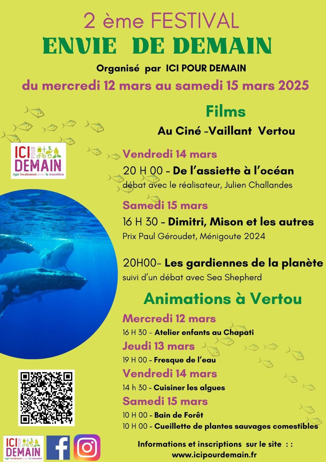 - 2e Festival de films et d'animations « ENVIE DE DEMAIN »