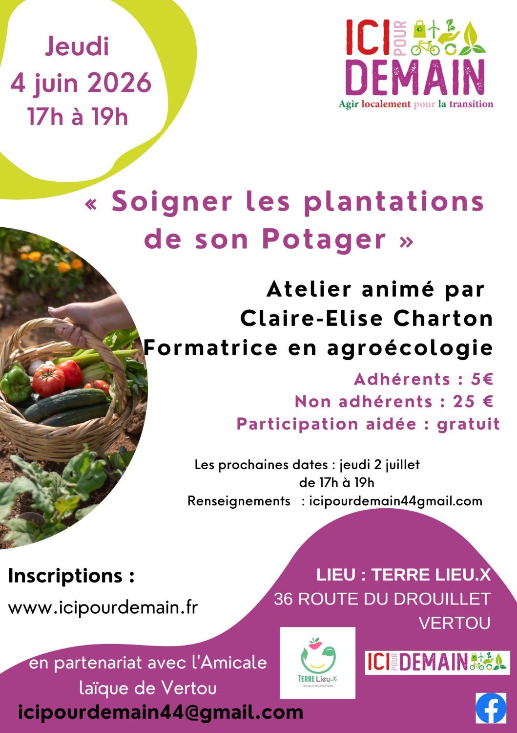 Atelier potager : soigner les plantations de son potager
