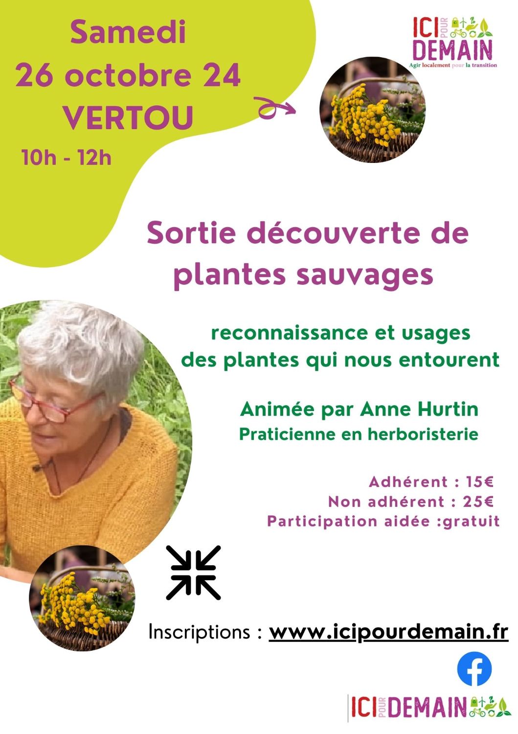 Sortie découverte de plantes sauvages