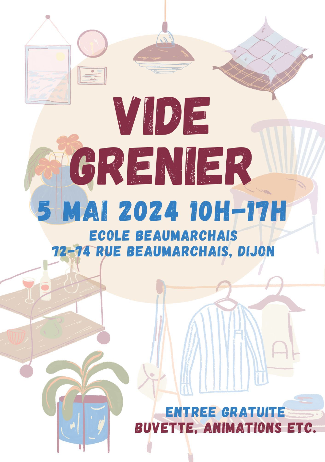 Vide-grenier Beaumarchais