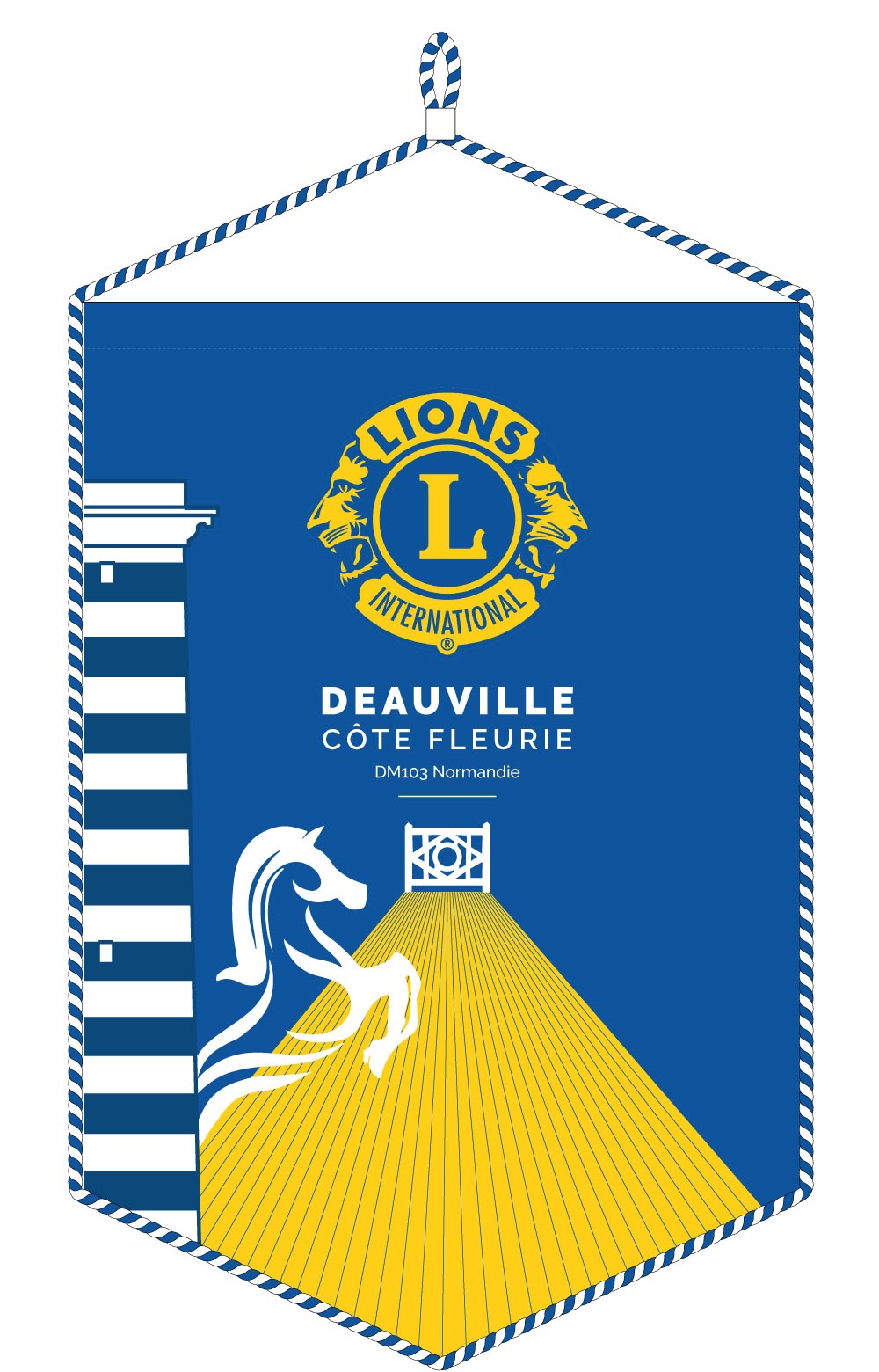 Logo LIONS CLUB DEAUVILLE COTE FLEURIE