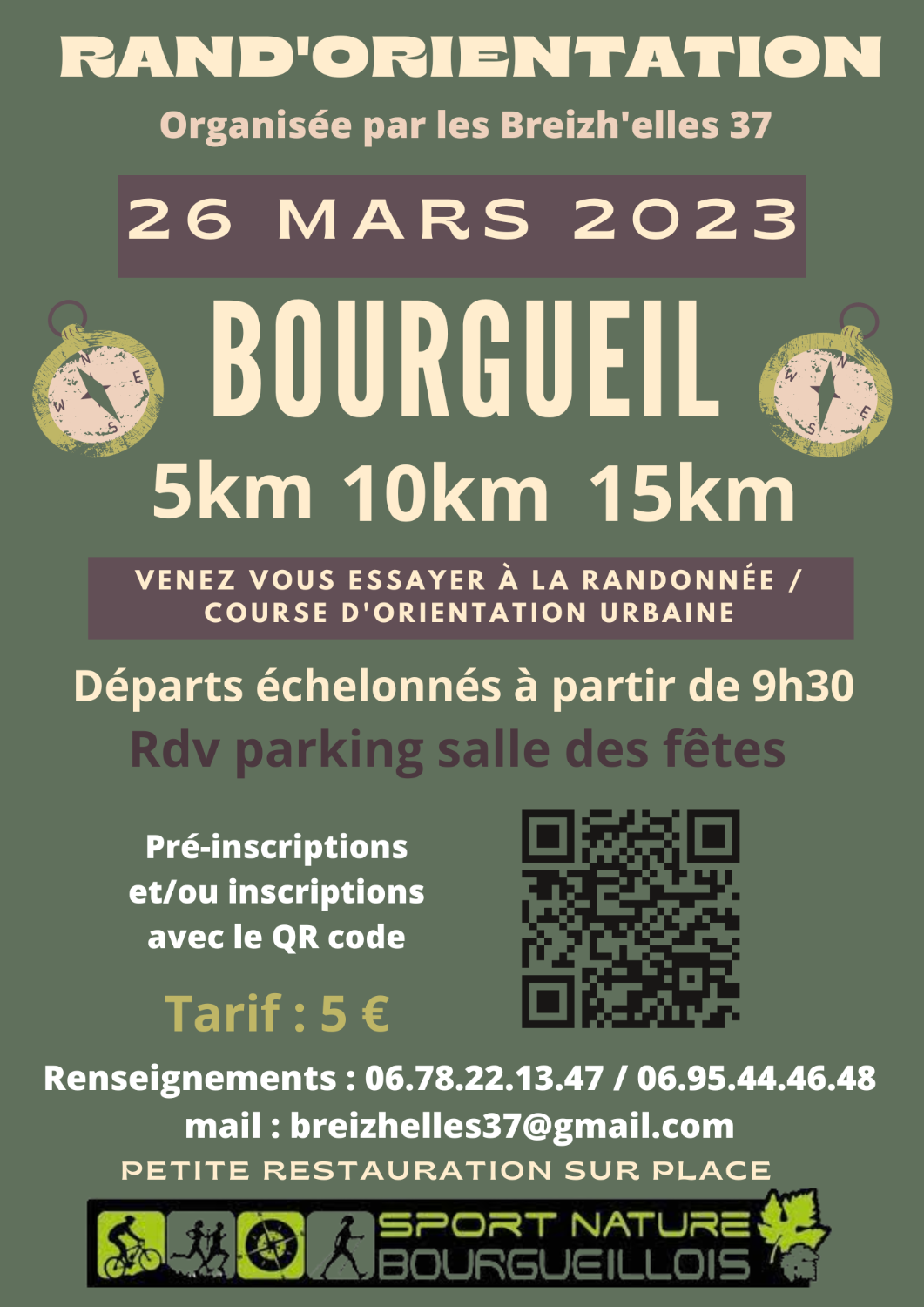 Rand'orientation urbaine Bourgueil