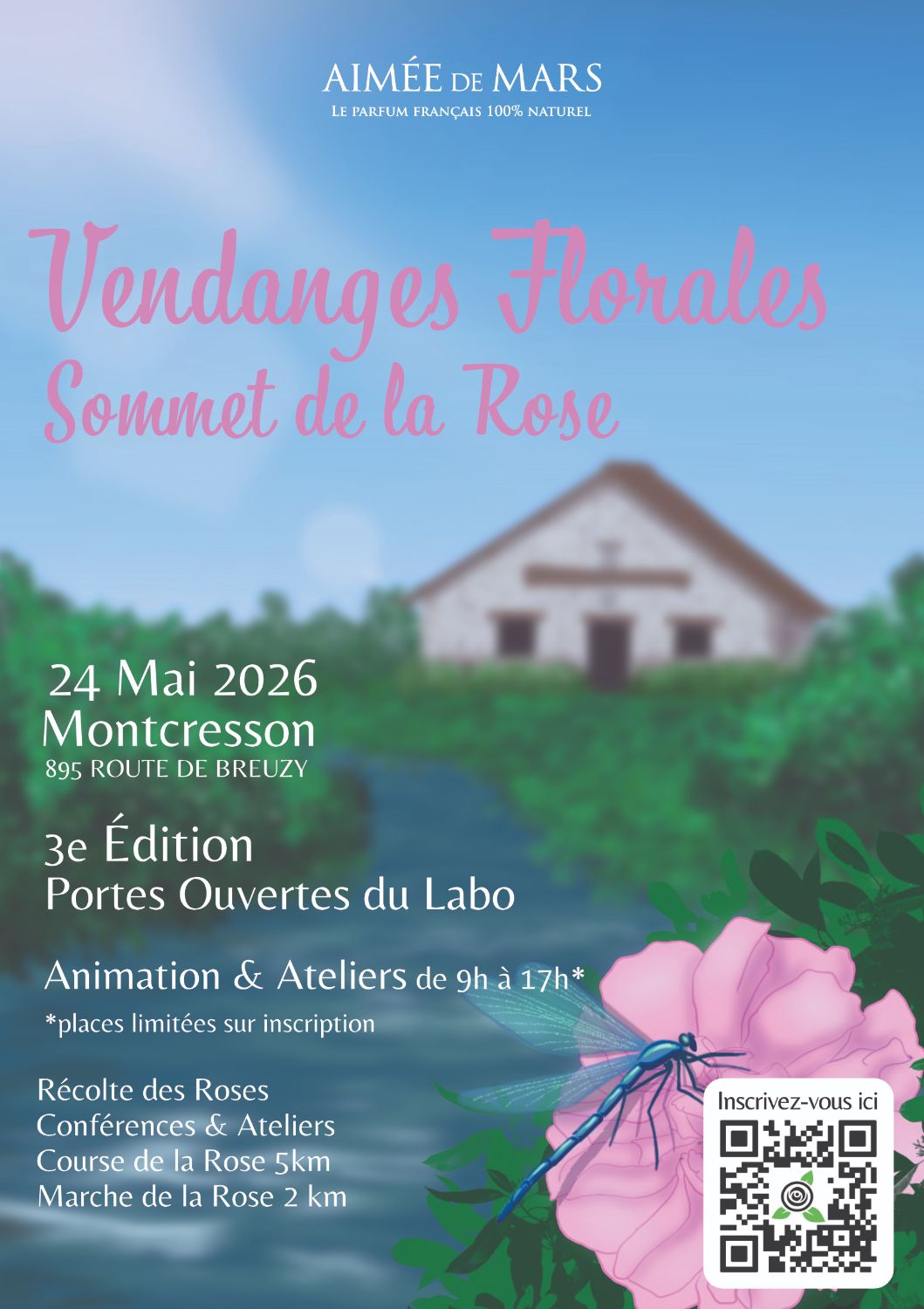 Vendanges florales - Jardin d'Aimée 24 mai 2026