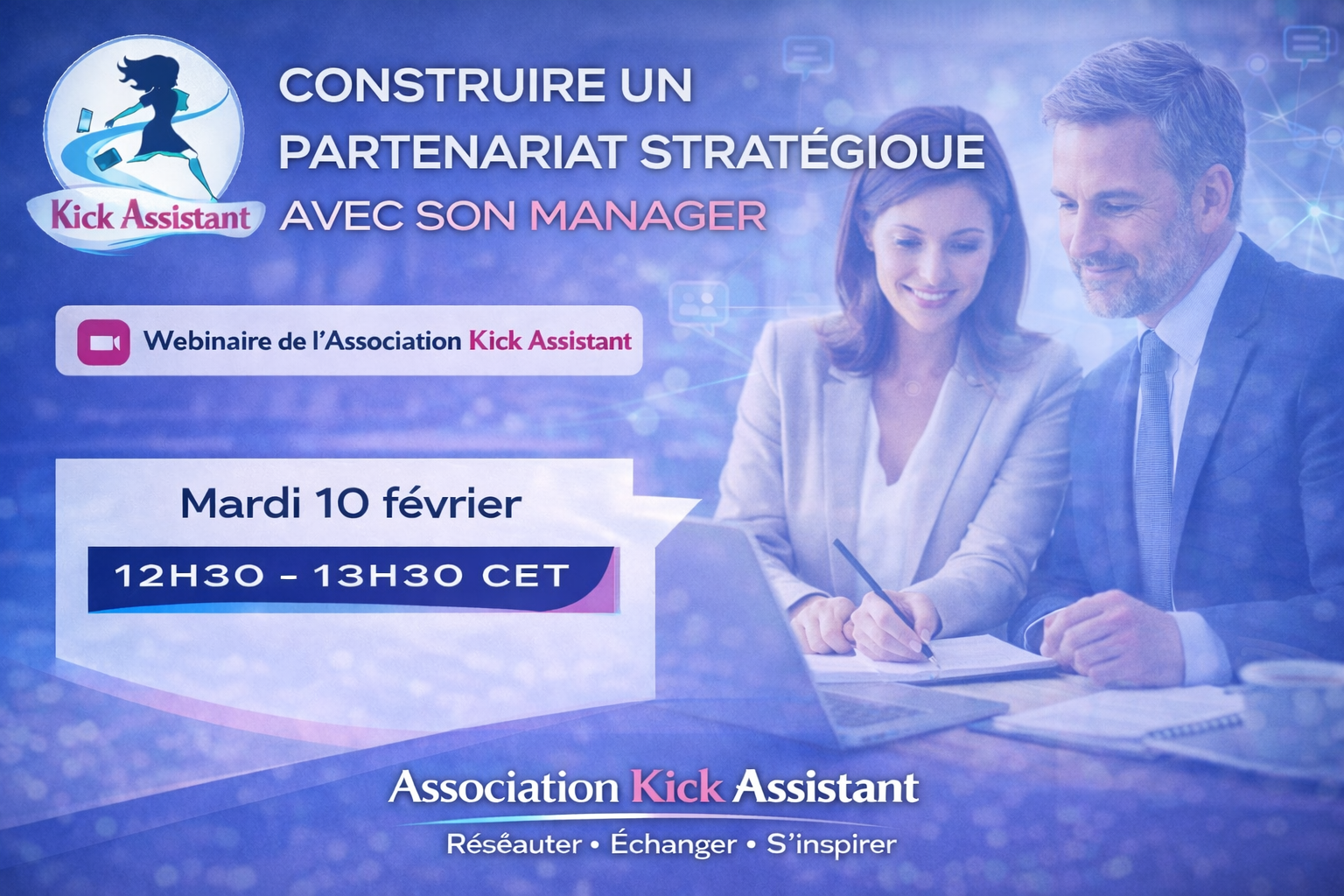 Webinaire du 10 fevrier 2026 : Construire un partenariat stratégique avec son manager