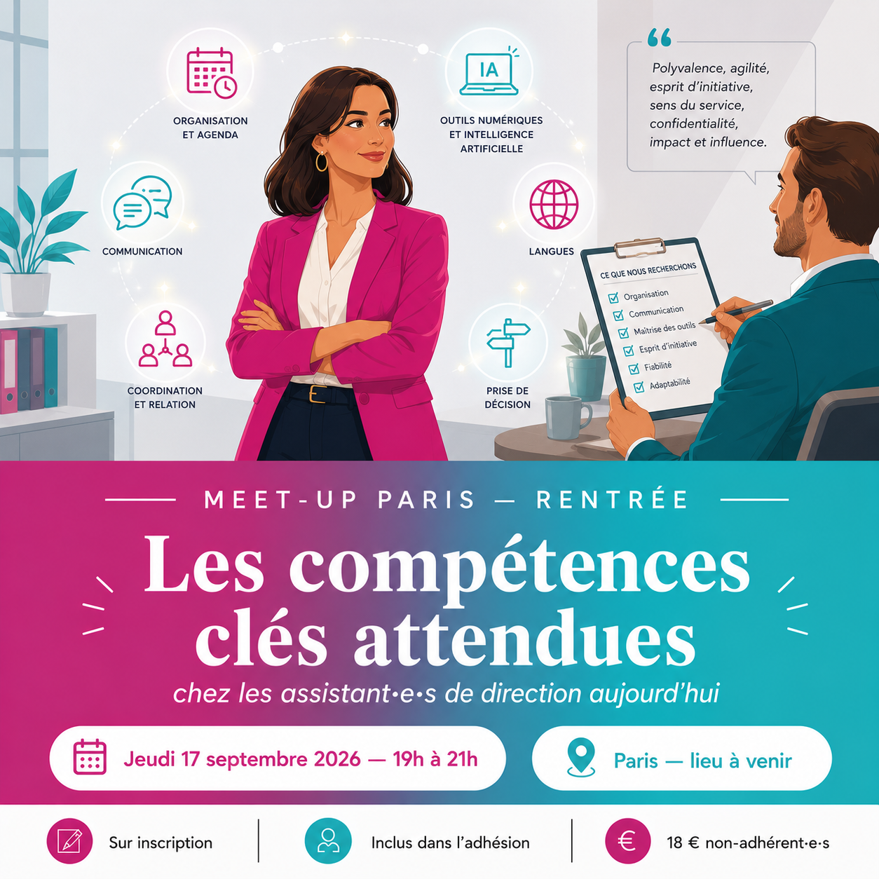 Meet Up Paris/IDF - Jeudi 17 septembre 2026