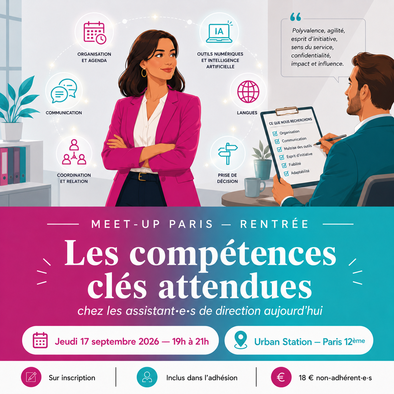 Meet Up Paris/IDF - Jeudi 17 septembre 2026