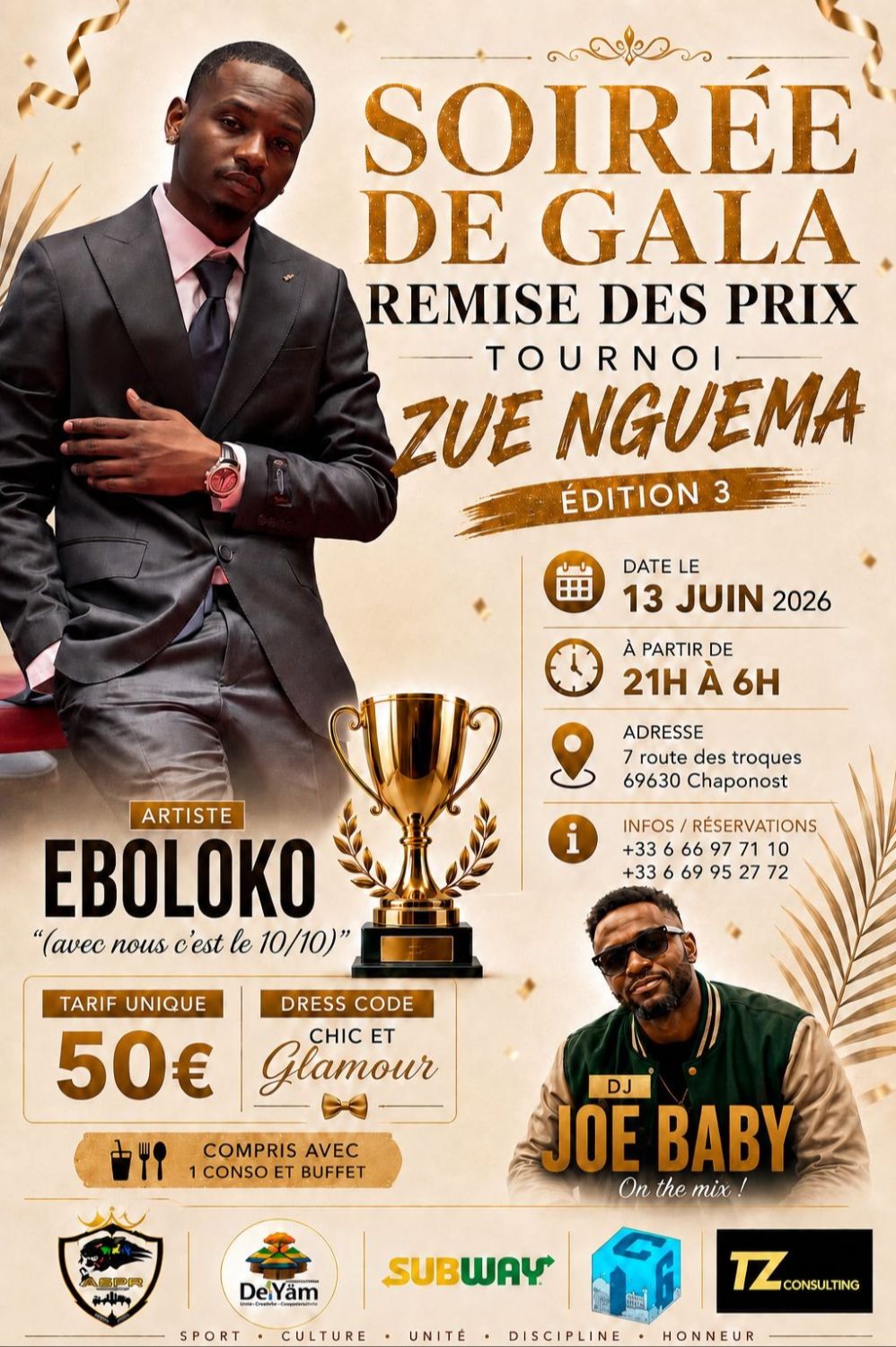 SOIREE DE GALA TOURNOI ZUE NGUEMA