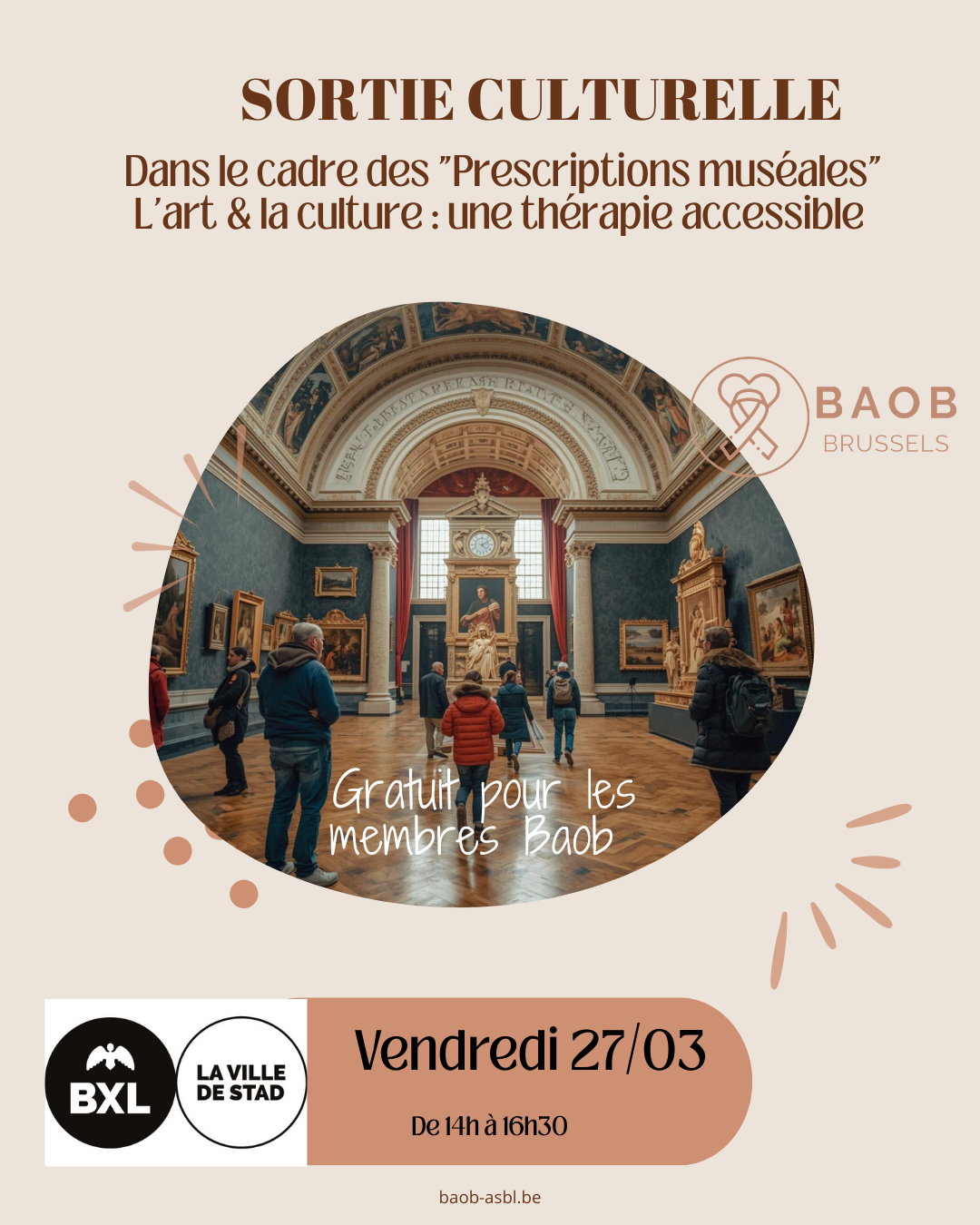 Sortie au musée avec Baob