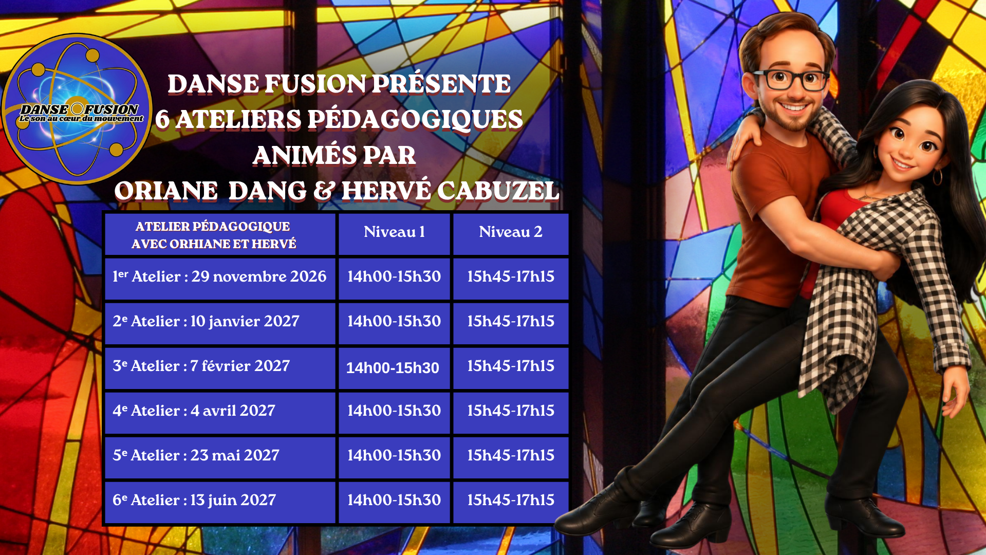 Ateliers pédagogiques avec Orhiane Dang & Hervé Cabuzel