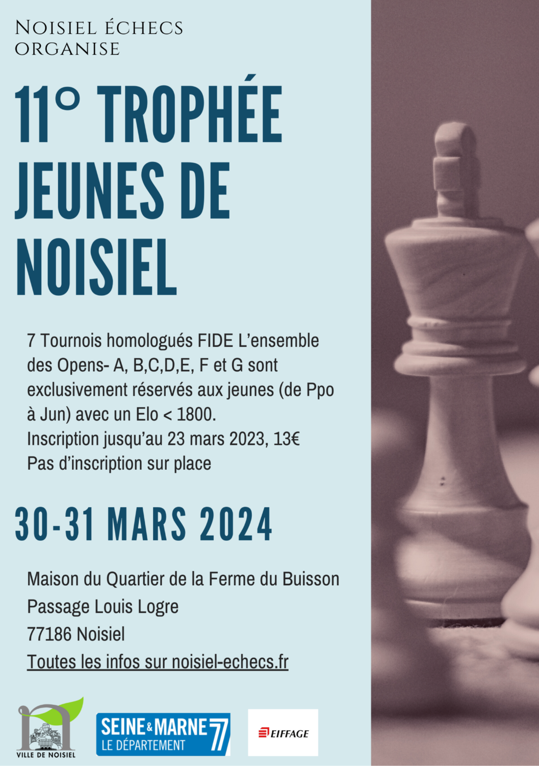 11eme Trophée Jeunes de Noisiel