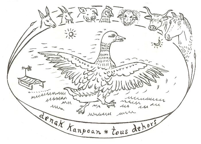 Logo Sauve qui poule Pays Basque -Kanpoko Haztkuntza