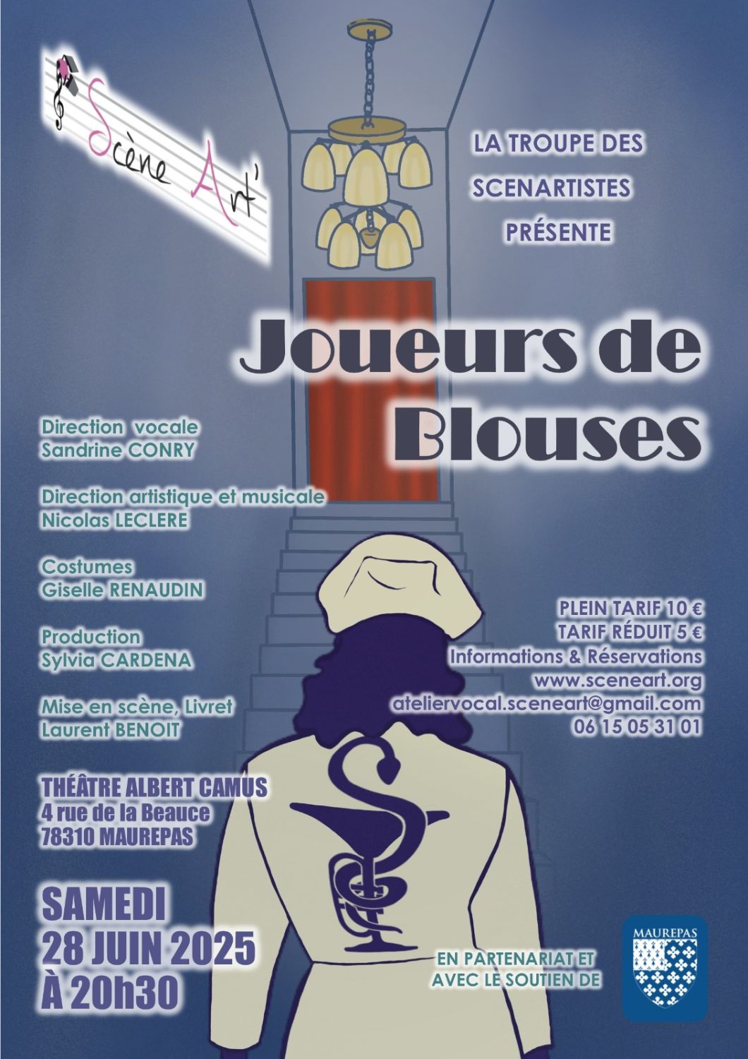 Spectacle de la troupe des Scénartistes : Joueurs de Blouses