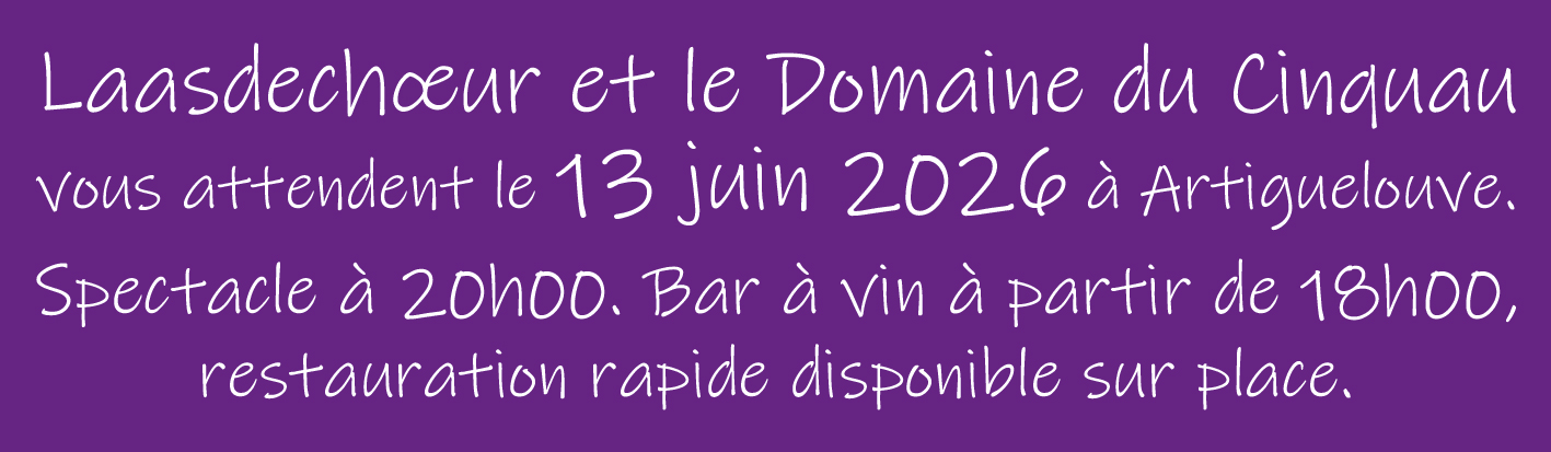 TSIGANIA au domaine du CINQUAU