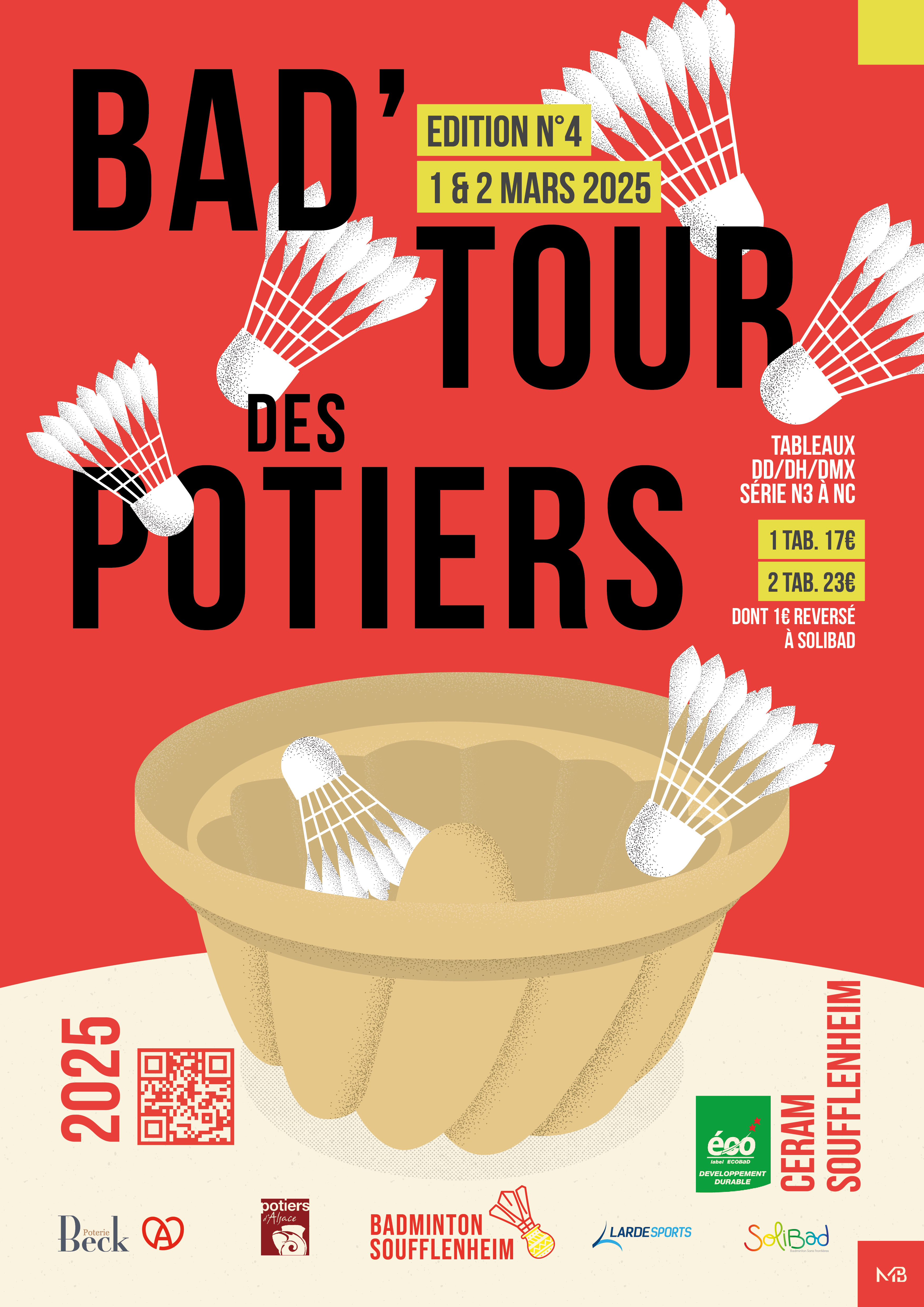 Logo Association Sportive de Badminton de Soufflenheim