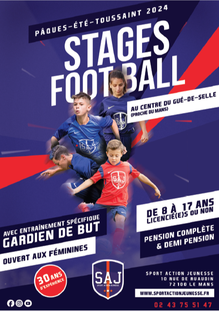 Stage de football Gué-de-Selle - Avril 2024