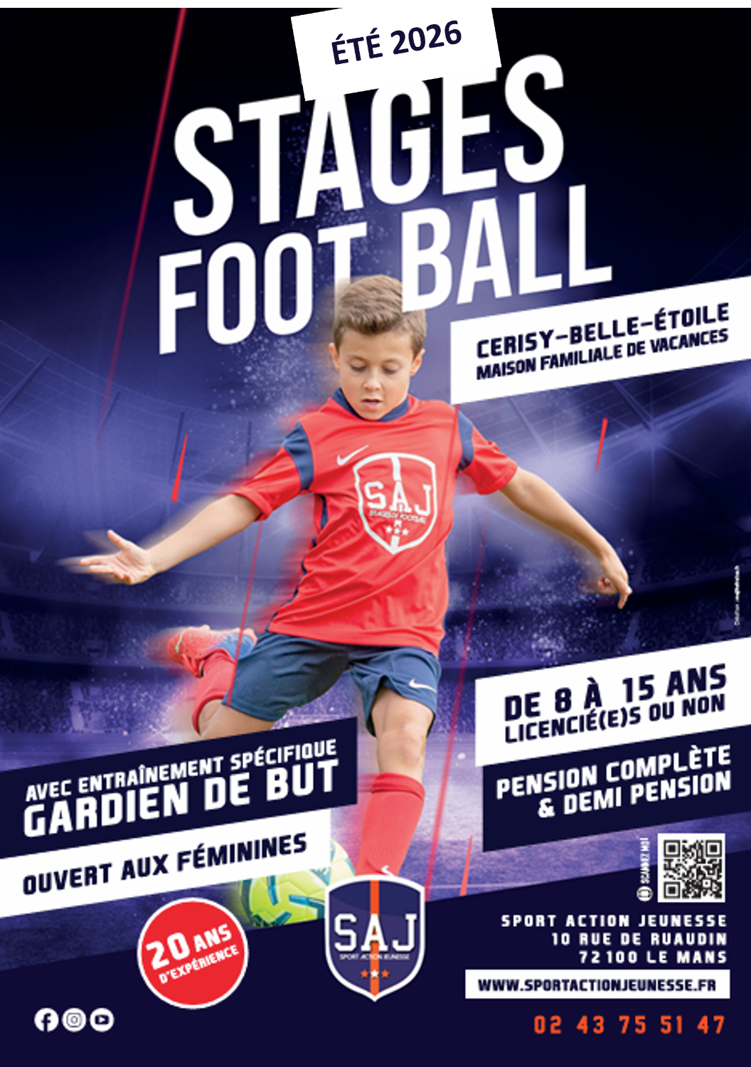 Stages de football Cerisy Belle Etoile - Été 2026
