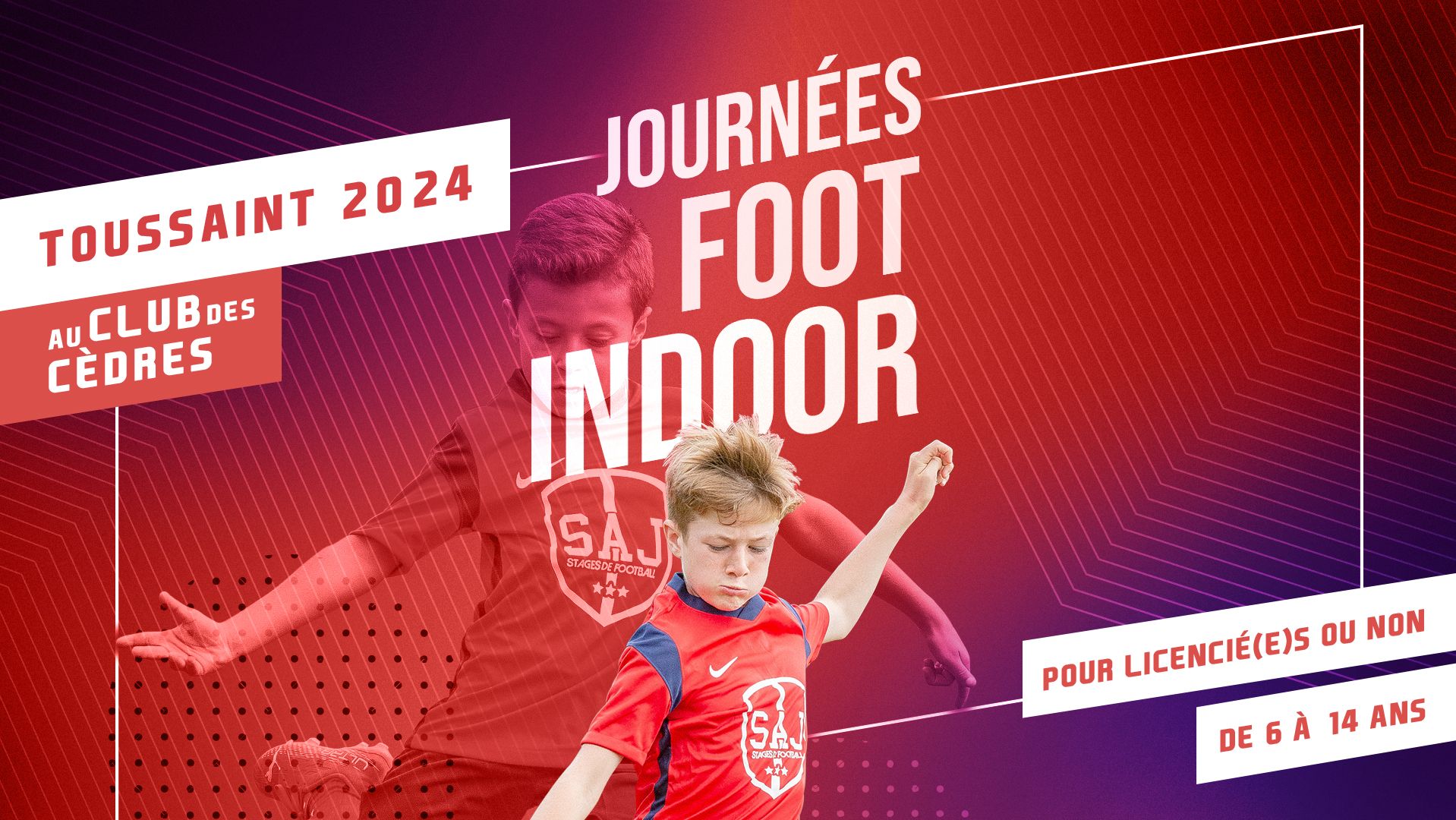 Journées Foot Indoor - Club des Cèdres - Toussaint 2024