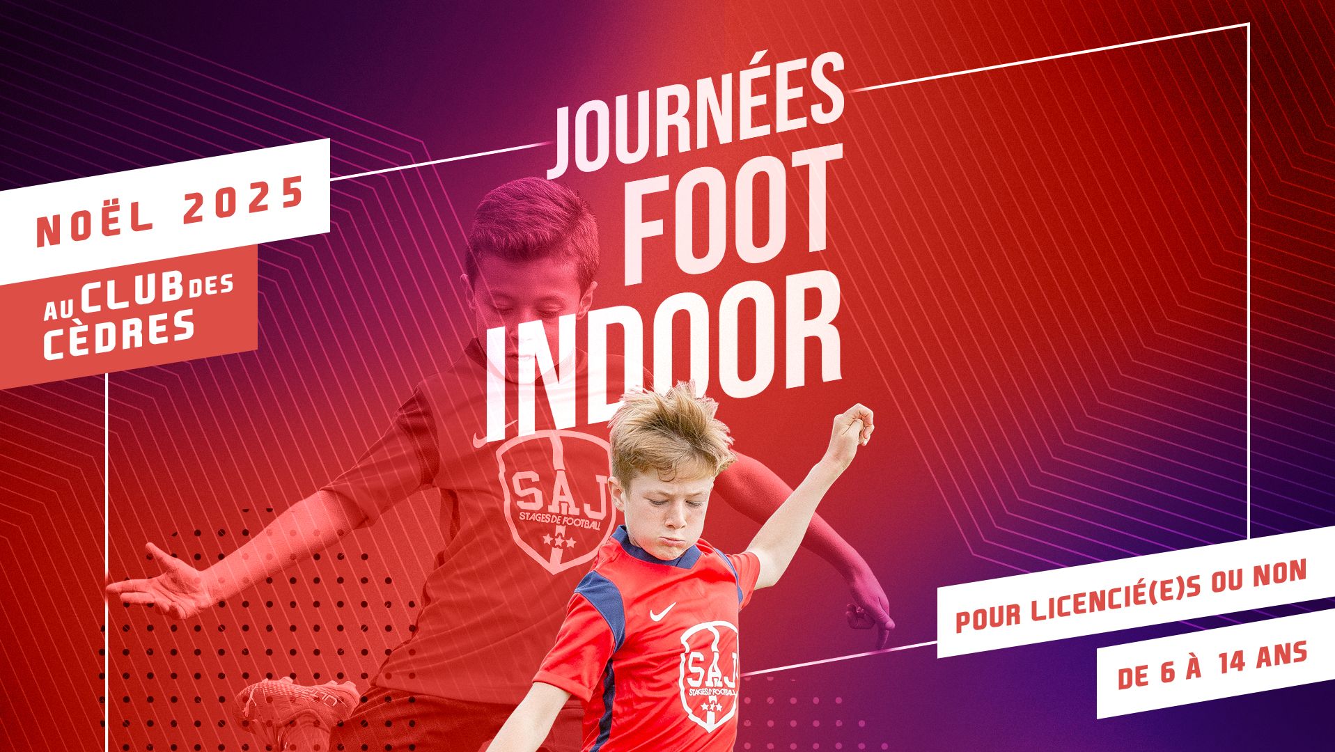 Journées Foot Indoor - Club des Cèdres - Noël 2025