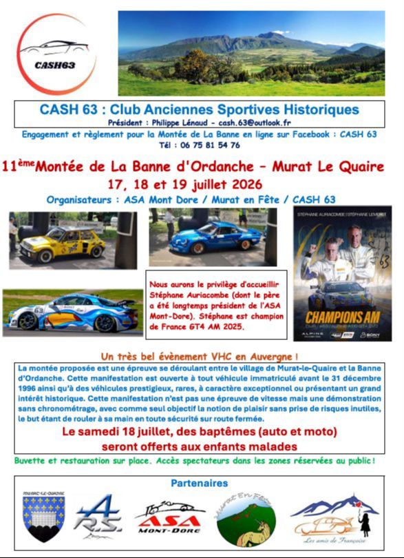 Montée Historique de Murat le Quaire