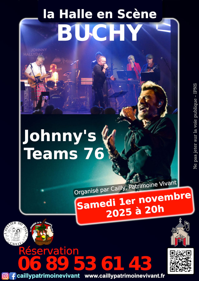 Johnny’s Team 76 en concert – Hommage à Johnny Hallyday !