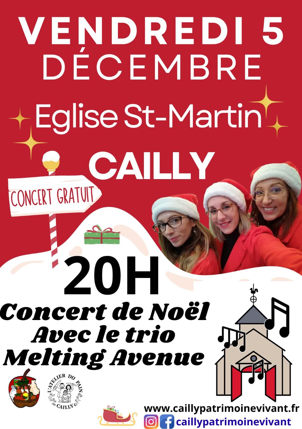 Le Trio Melting Avenue chante Noël