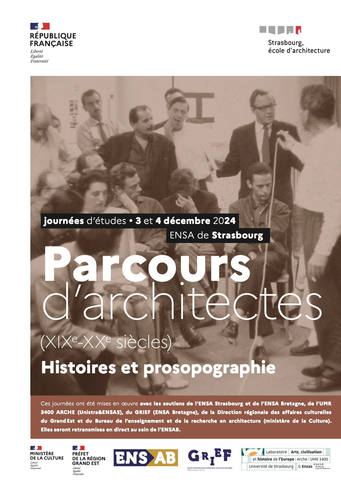 Logo Journées d'études 03-04.12.2024 // Parcours d’architectes (XIXe-XXe s) Histoires et prosopographie