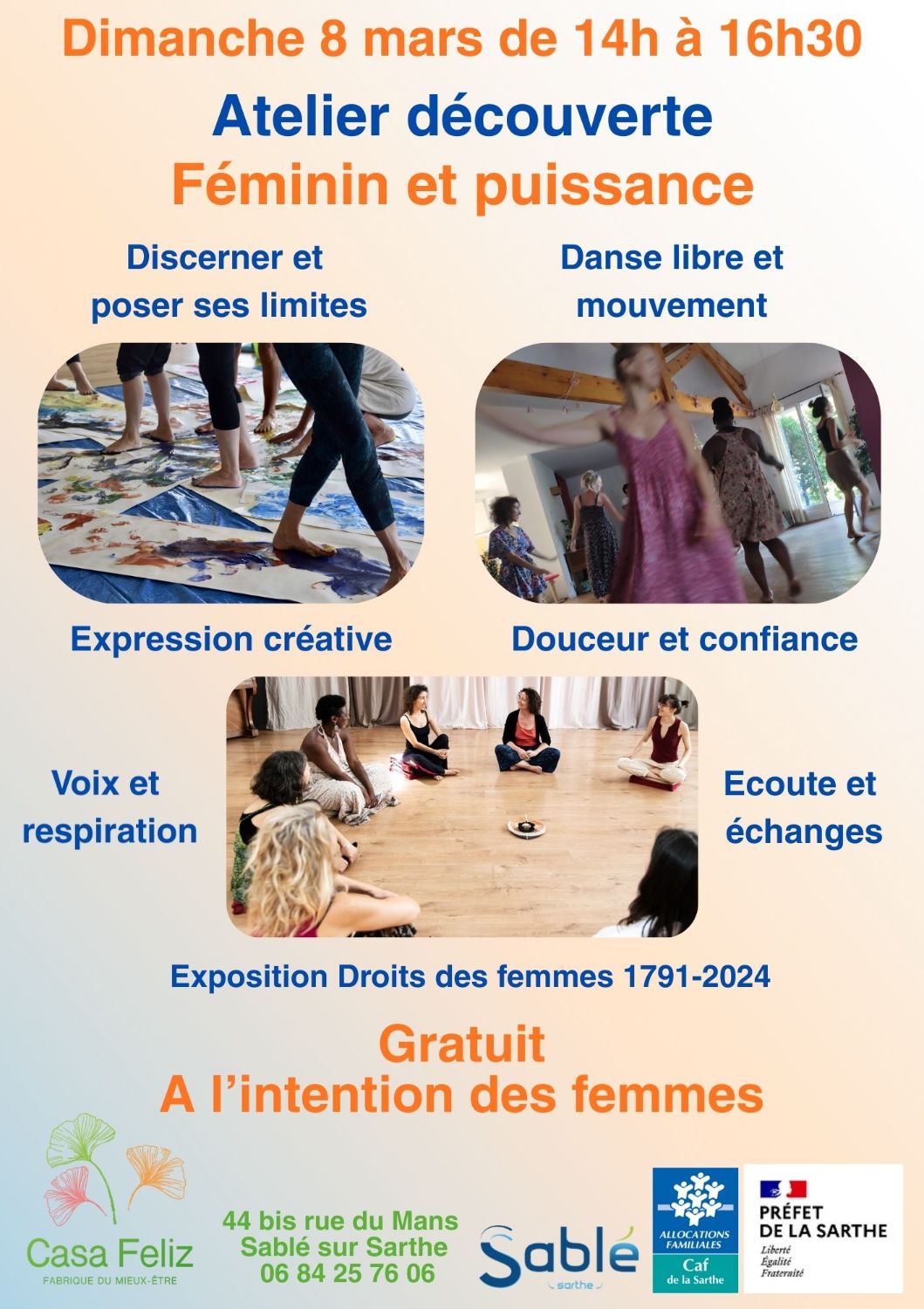 Parcours gratuit Féminin et puissance