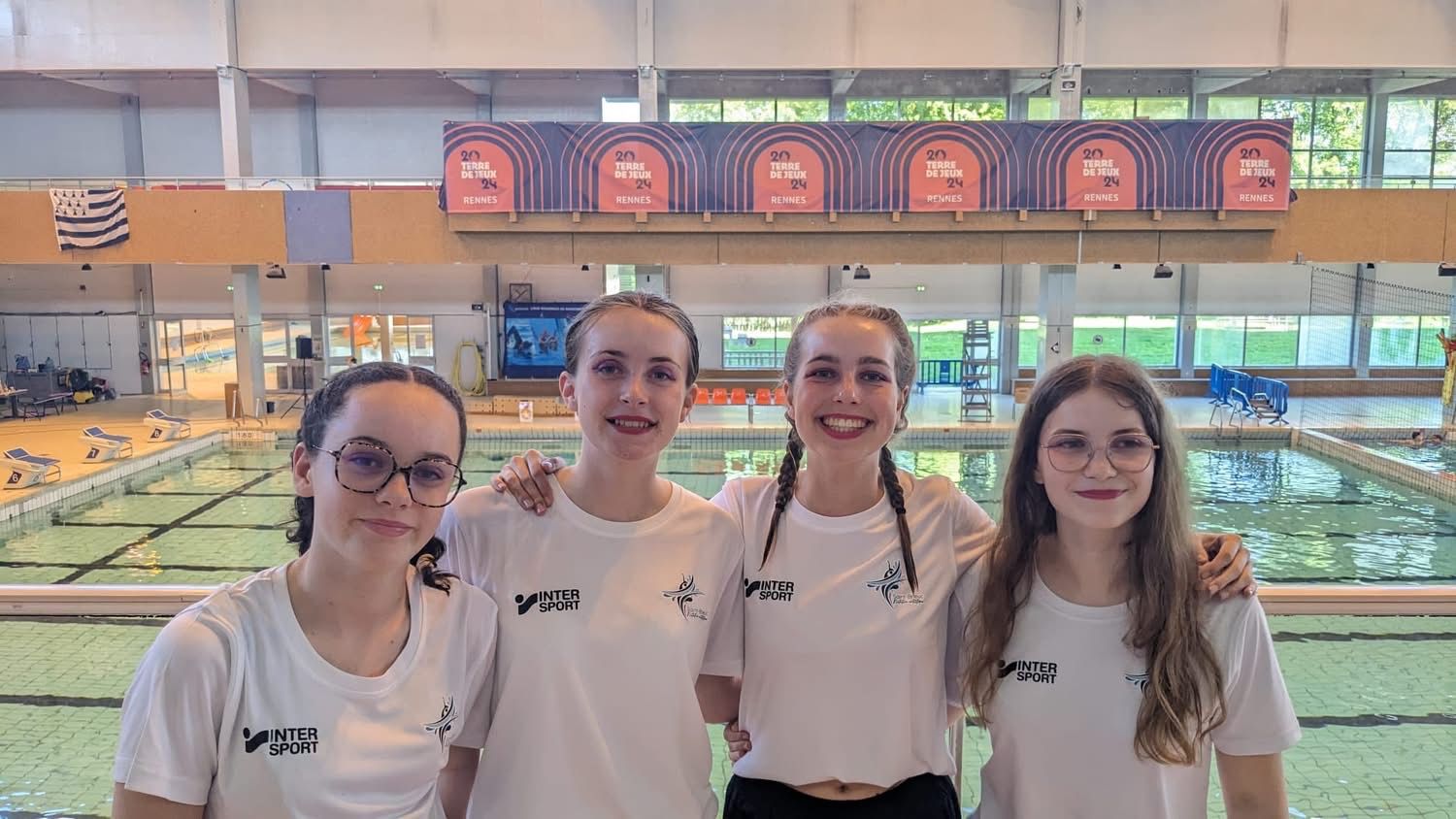 Une magnifique journée pour la catégorie CHALLENGE du St Brieuc natation artistique à Rennes ce dimanche 24 mai