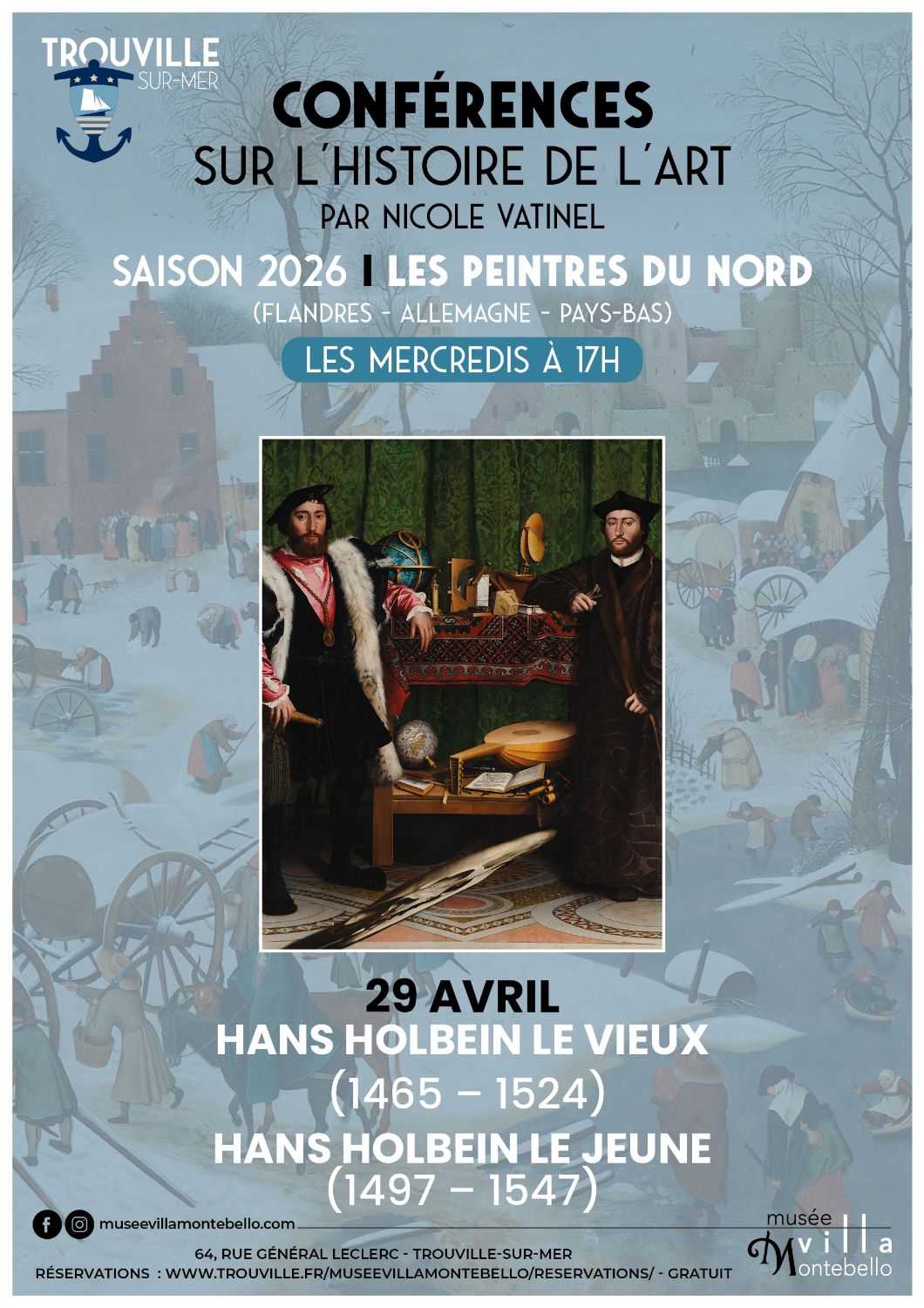 Conférence - Hans Holbein le vieux / Hans Holbein le jeune