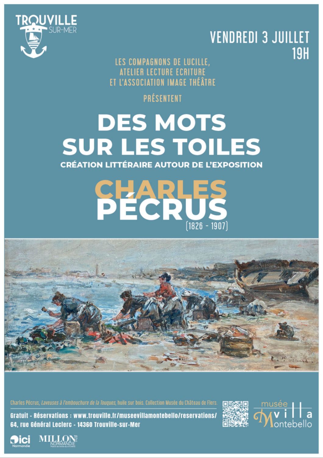 Des mots sur les toiles