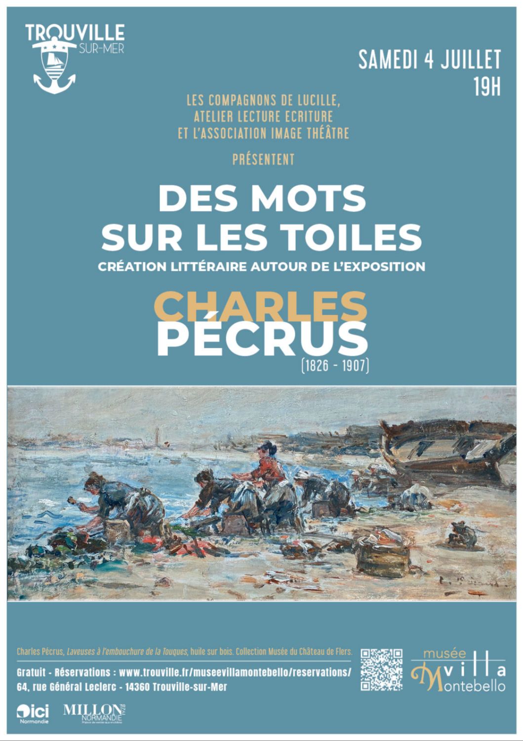 Des mots sur les toiles