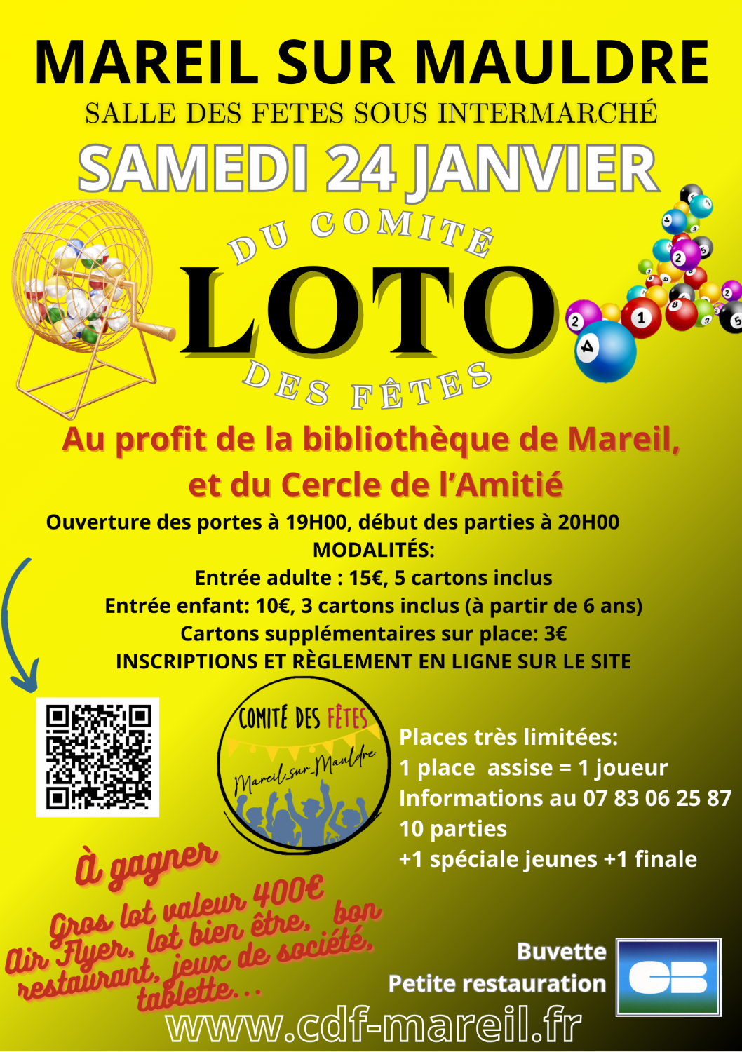 LE LOTO DU COMITE DES FETES 2026