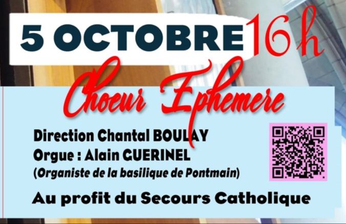 Choeur Ephémère  5 octobre 2025 16 h
