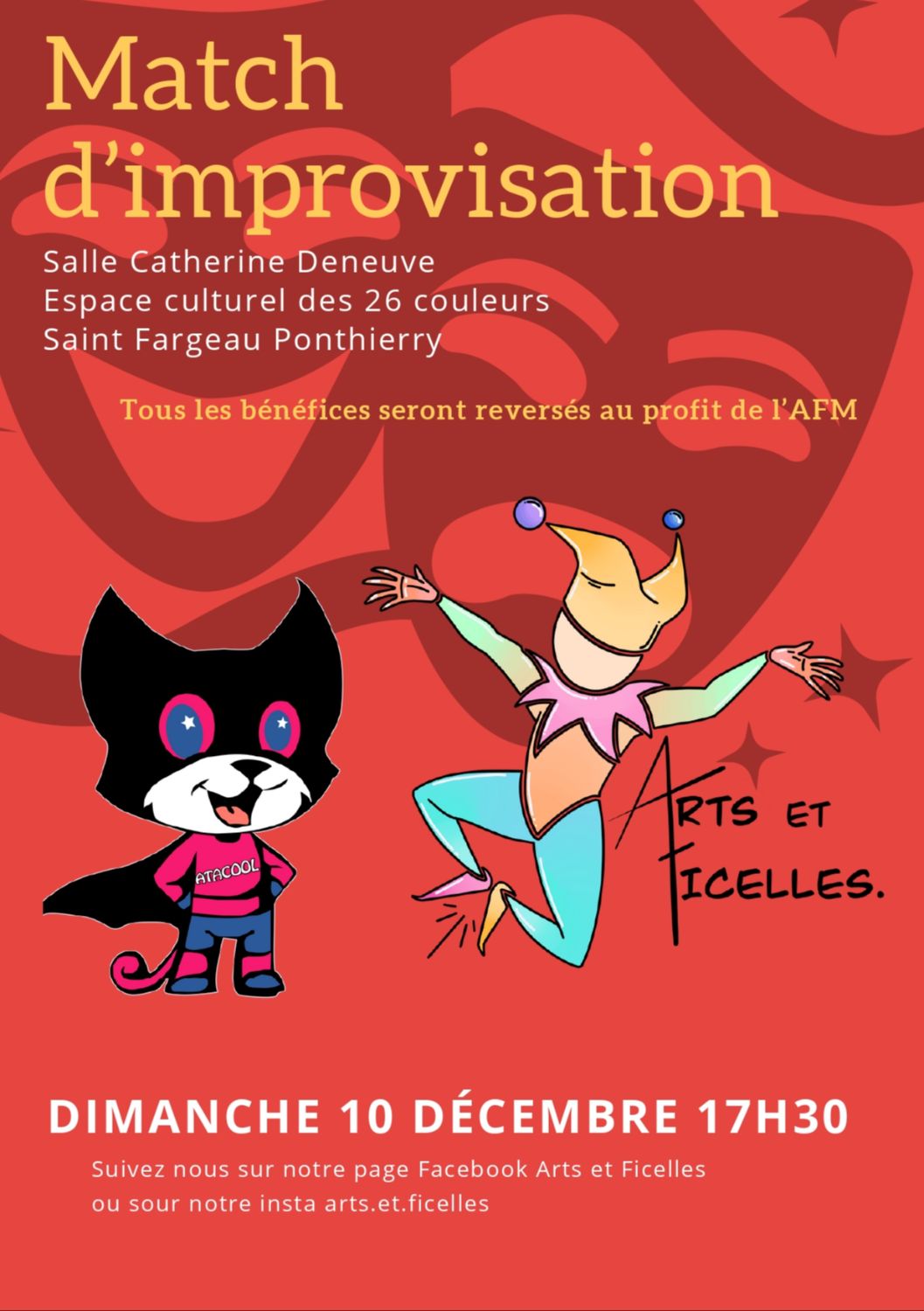 Match d'IMPRO en faveur du Téléthon